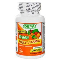 Deva Nutrition Vegan Multivitamin Mineral - Iron Free - 90 Tablets