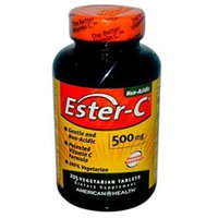 American Health Products Ester C 500 500 MG - 225 Veg Tablets - High Bio-available C