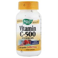 tures Way Vitamin C 500 with Rose Hips 100 caps from Nature's Way