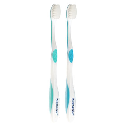 AloeSense Extra Sensitive Adult Toothbrush 2-Pack, 2 ea