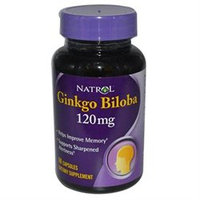 Natrol Ginkgo Biloba 120 mg Dietary Supplement Capsules
