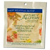 tures Alchemy Aromatherapy Herbal Mineral Baths, Restful Sleep, 1 oz, Nature's Alchemy