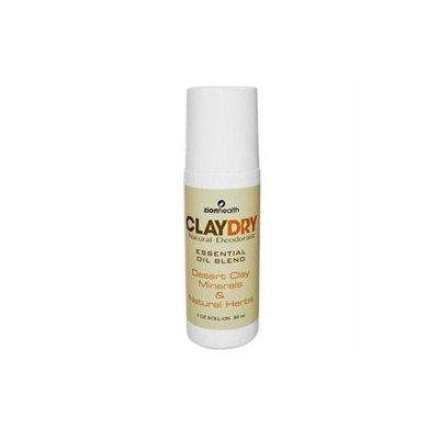 Zion Health - Clay Dry Natural Roll-On Deodorant