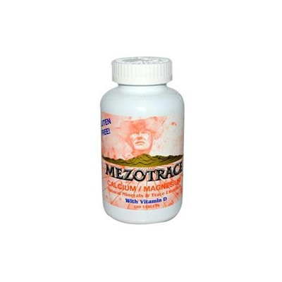 Mezotrace Calcium/Magnesium Natural Minerals with Vitamin D, 180 Tablets