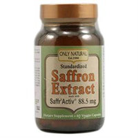 Only Natural Saffron Extract 88 mg-60-Capsules