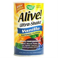 tures Way Nature's Way Alive! Ultra-Shake Soy Protein - Vanilla