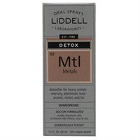 Liddell Laboratories - Mtl Detox Metals Homeopathic Oral Spray - 1 oz.