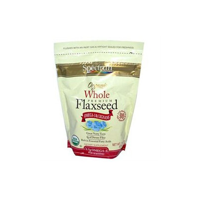 Spectrum Diversified Organic Whole Premium Flaxseed, 15 oz, Spectrum Essentials