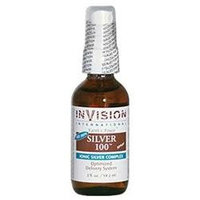 Invision International Health Solutions - Silver 100 Ionic Silver Complex Spray 100 Ppm - 2 oz.
