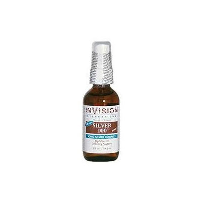 Invision International Health Solutions - Silver 100 Ionic Silver Complex Spray 100 Ppm - 2 oz.