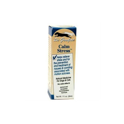 Frontier Natural Products Co-op 208157 Dr. Goodpet Homeopathic Medicine Calm Stress 1 fl. oz. with dropper