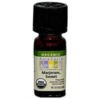 Aura Cacia Certified Organic Essential Oil - Marjoram, Sweet