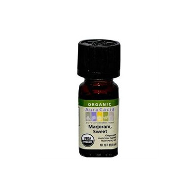 Aura Cacia Certified Organic Essential Oil - Marjoram, Sweet