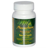 NeemAura Naturals, Neem Leaf Capsules 60 Vegetarian Capsules