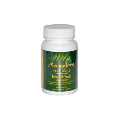 NeemAura Naturals, Neem Leaf Capsules 60 Vegetarian Capsules