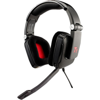 Thermaltake Tt eSports Shock Gaming Headset - 40mm Drivers, In-Line Sound Control, Adjustable Headband, Noise Cancelling