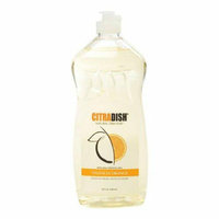 CitraSolv Homesolv CitraDish Natural Dish Soap Case of 12 Valencia Orange 25 oz