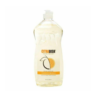 CitraSolv Homesolv CitraDish Natural Dish Soap Case of 12 Valencia Orange 25 oz