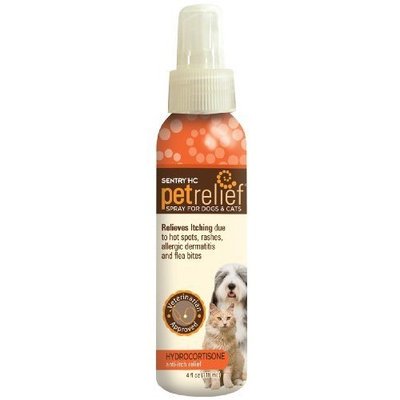 Sentry HC Pet Relief Hydrocortisone Spray, 4-Ounce