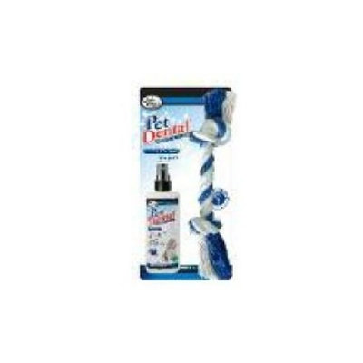 Four Paws FP 4OZ PETDENTAL + MD/LG FUN FLOSS