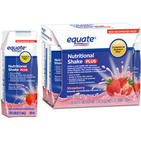 Equate Strawberry Nutritional Shake Plus