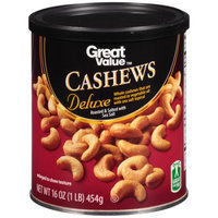 Great Value Deluxe Cashews, 16 oz