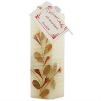 Auroshikha Candles & Incense Auroshikha Candles and Incense, Flower Candle, Jasmine Square 1 1/2 x4 3/4