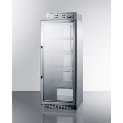 Summit PHC115G Puretherm Blanket Warming Cabinet with Digital Thermostat Chrome Shelves in Stainless Steel