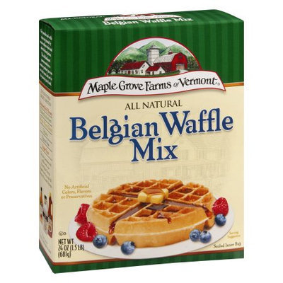 Maple Grove Farms All Natural Belgian Waffle Mix, 24 OZ (Pack of 6)