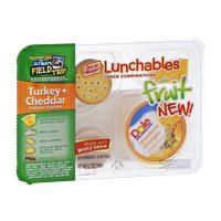 Lunchables Oscar Mayer Turkey+Cheddar Cracker Stackers with Fruit