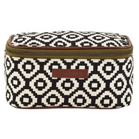 Bella Taylor Pier 29 Cosmetic Case Makeup Bag Overnight Kit Travel 4x8x4.5'