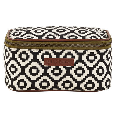 Bella Taylor Pier 29 Cosmetic Case Makeup Bag Overnight Kit Travel 4x8x4.5'