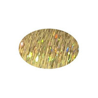 Piz-zaz Hair Glimmer Piz-zaz Hot Champagne Hair Extension Shimmer Tinsel + Hairart Brilliance Pin Tail Comb Add Shimmer and Glam to Your Hair That Last 10-12 Weeks