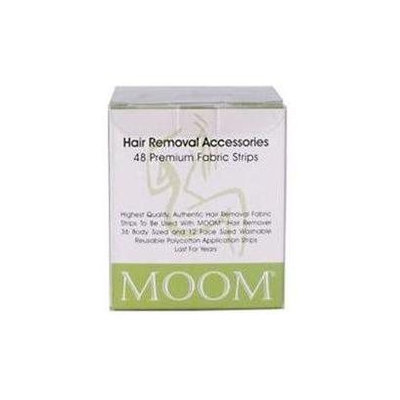 Moom - Hair Removal Premium Fabric Strips - 48 Strips
