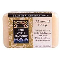 One With Nature Dead Sea Mineral Soap Almond 7 oz