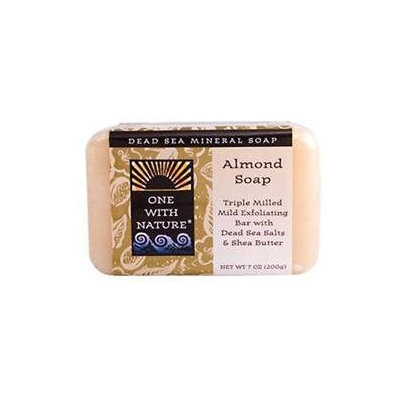 One With Nature Dead Sea Mineral Soap Almond 7 oz