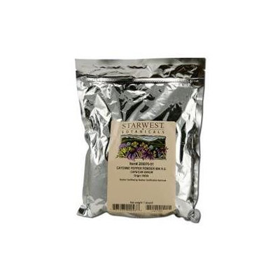 Starwest Botanicals Cayenne Pepper Powder 90K H.U.