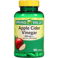 Spring Valley Apple Cider Vinegar Dietary Supplement Capsules, 450mg, 100 count