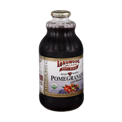 Lakewood Organic Smart Healthy Pomegranate with Blueberry 100% Juice