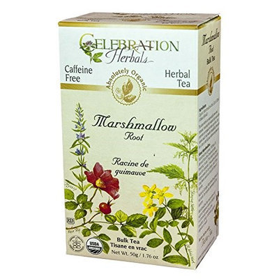 Celebration Herbals Organic Marshmallow Root Bulk Tea Caffeine Free 2.11 oz