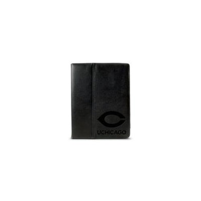 CENTON Centon Electronics IPADC. FE-UOC University of Chicago Custom Logo Embossed Leather iPad Sleeve Black iPad 2 - iPad 3