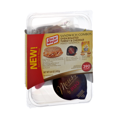 Oscar Mayer Oven Roasted Turkey & Cheddar Sandwich Combos