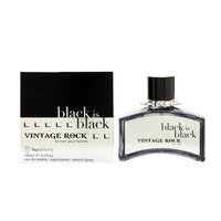 Black Is Black Vintage Rock by Nuparfums for Men - 3.4 oz EDT Spray