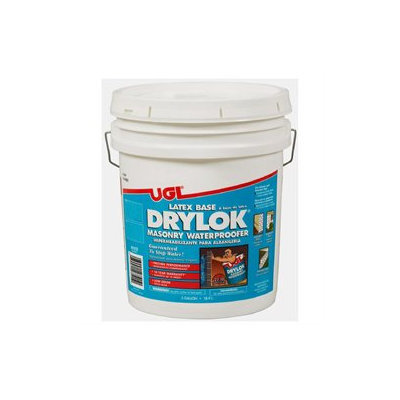 United Gilsonite Laboratories 27515 5 Gallon Latex Base Drylok Masonry Waterproofer, White