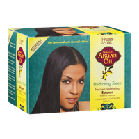 Hawaiian Silky Moroccan Argan Oil Hydrating Sleek No Lye Conditioning Relaxer
