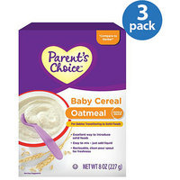 Parent's Choice Oatmeal Cereal