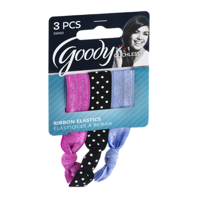 Goody Ouchless Ribbon Elastics - 3 CT