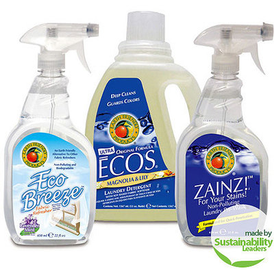 Earth Friendly Products Laundry Detergent, Stain Remover and Fabric Refresher