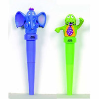 Abilitations Integrations Jigglers Massager Elephant and Gator Chewable Oral Massager, Pair of 2