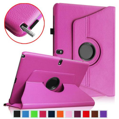 Fintie Vegan Leather Rotating Case Cover for Samsung Galaxy Note Pro 12.2 & Tab Pro 12.2 Tablet, Violet